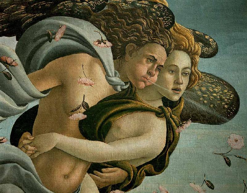 BOTTICELLI, Sandro The Birth of Venus (detail) dsfds France oil painting art